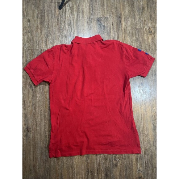 Ralph Lauren Men's Big Pony Polo Shirt Short Sleeve Red Size Large Embroidered - Picture 5 of 7